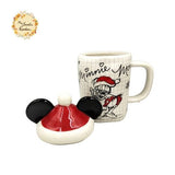 Christmas Santa Mickey Minnie Porcelain Cups