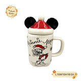 Christmas Santa Mickey Minnie Porcelain Cups