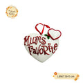 Mum's Favorite 2D Porcelain Magnets & Christmas Tree Hanging Decorations