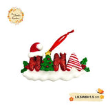 Christmas Name Plate 2D Porcelain Magnets & Christmas Tree Hanging Decorations
