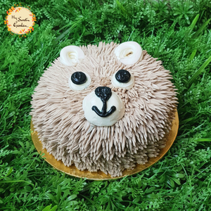 Fluffy Bear Artistic Cake