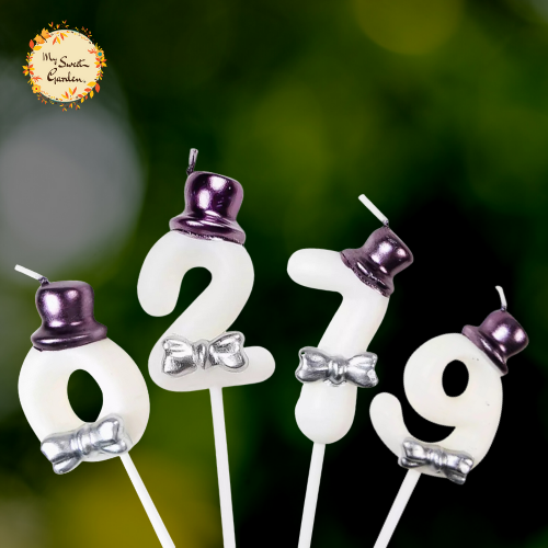 Hat Numbered Candle