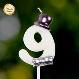 Hat Numbered Candle