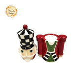 Christmas Salt & Pepper Porcelain Shaker Set