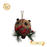 Christmas Ball Acorn Owl Cloth Christmas Tree Hanging Decorations