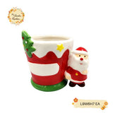 Christmas Mini Ceramic Dessert/ Drink Cups