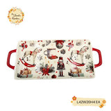 Christmas Rectangle Porcelain Serveware