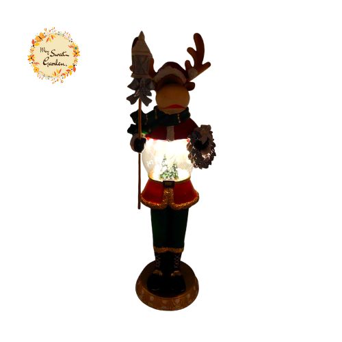 Christmas Figurines Large LED Ceramic Decoration
