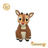 Christmas Reindeer (Full Body) Porcelain Container