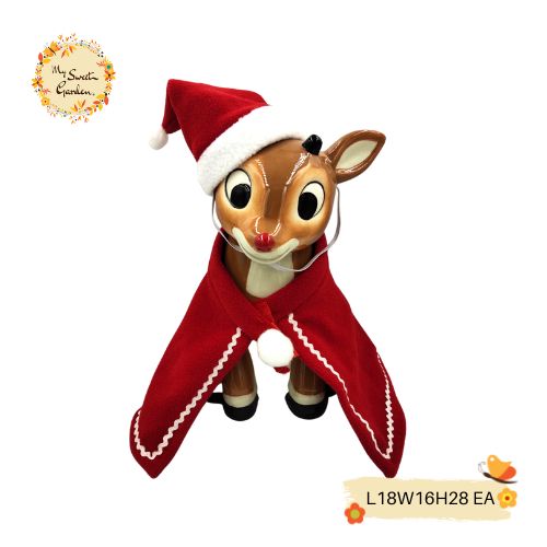 Christmas Reindeer (Full Body) Porcelain Container