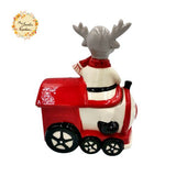 Christmas Reindeer Porcelain Containers with Lid