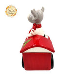 Christmas Reindeer Porcelain Containers with Lid