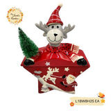 Christmas Reindeer Porcelain Containers with Lid