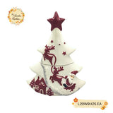 Christmas Tree Porcelain Containers with Lid