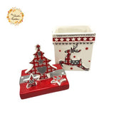 Christmas Gift Box Porcelain Containers with Lid