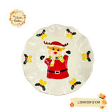 Christmas Two-Tiered Porcelain Serving Stands