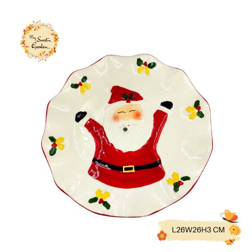 Christmas Two-Tiered Porcelain Serving Stands