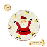Christmas Two-Tiered Porcelain Serving Stands
