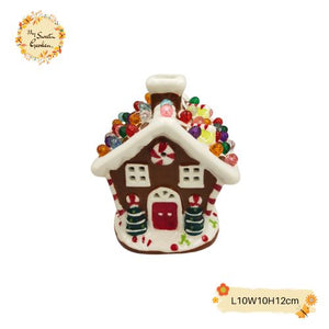 Christmas Gingerbread House LED Large Ceramic