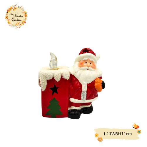Santa LED Porcelain Decorations