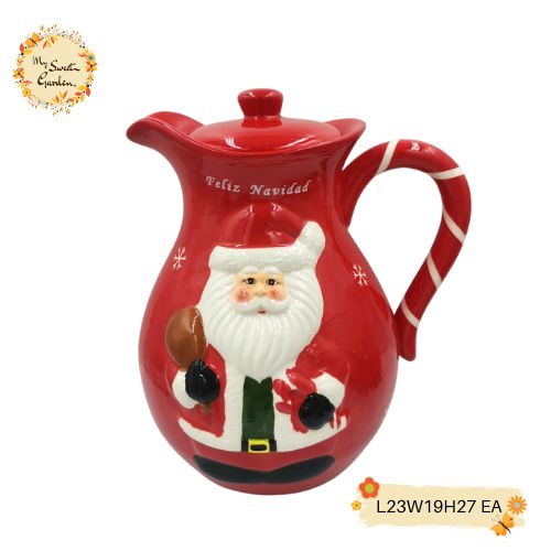 Christmas Santa Porcelain Jugs