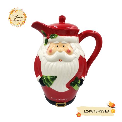 Christmas Santa Porcelain Jugs