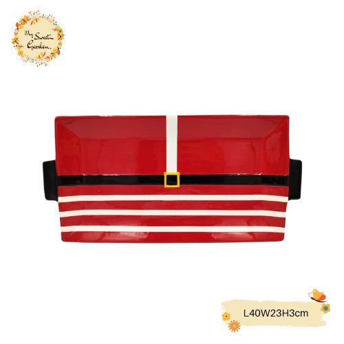 Santa Christmas Serving Plates