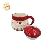 Christmas Santa Couplet Porcelain Cups