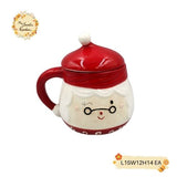 Christmas Santa Couplet Porcelain Cups