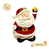 Christmas Santa (Full Body) Porcelain Containers with Lid