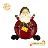 Christmas Santa Porcelain Round Containers with Lid
