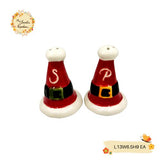 Christmas Salt & Pepper Porcelain Shaker Set