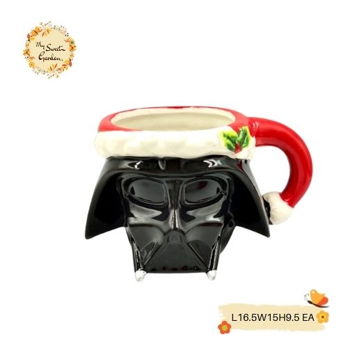 Christmas Santa Darth Vader Porcelain Cups