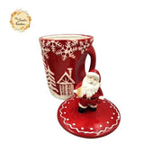 Christmas Santa Porcelain Cups