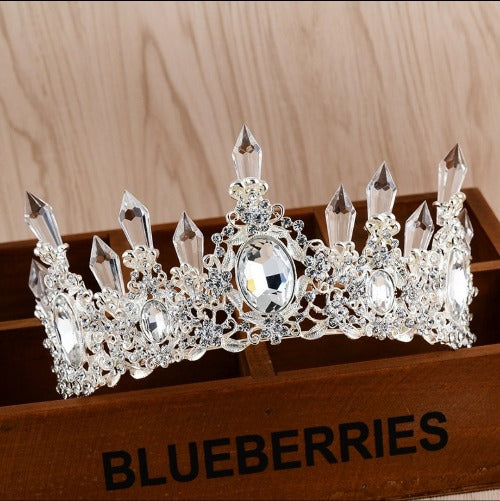Stylized Crown Cake Deco Set