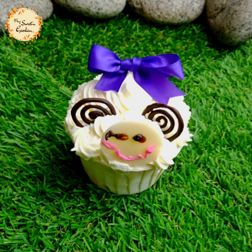 Spiral Sheep Artistic Cupcake