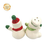 Christmas Salt & Pepper Porcelain Shaker Set