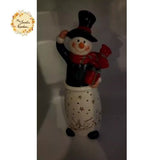 Snowman Porcelain LED Large Decorations