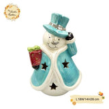 Snowman Porcelain LED Large Decorations