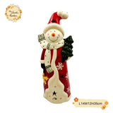 Snowman Porcelain LED Large Decorations