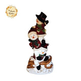 Snowman Porcelain LED Large Decorations