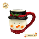 Christmas Snowman Porcelain Cups