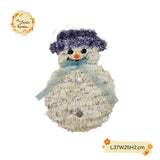 Tinsel Christmas Tree Hanging Decorations