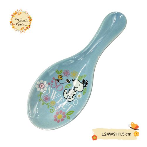 Christmas Snoopy (Spoon-shaped) Porcelain Serving Plate