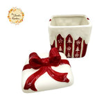 Christmas Gift Box Porcelain Containers with Lid