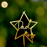 Star Dad Acrylic Insert