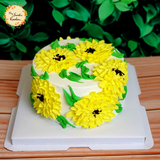 Sunflower Artistic Cake