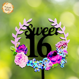 Sweet 16/18/21 Happy Birthday Acrylic Insert