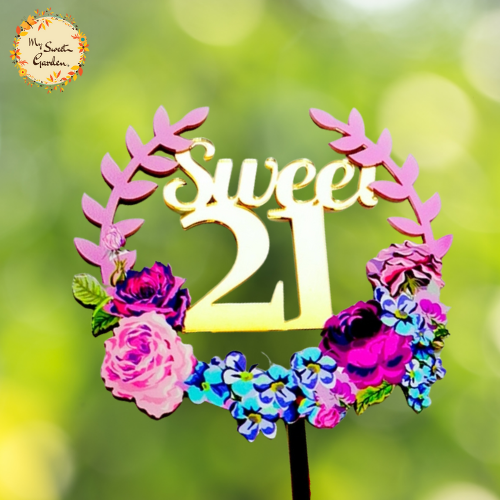 Sweet 16/18/21 Happy Birthday Acrylic Insert