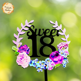 Sweet 16/18/21 Happy Birthday Acrylic Insert